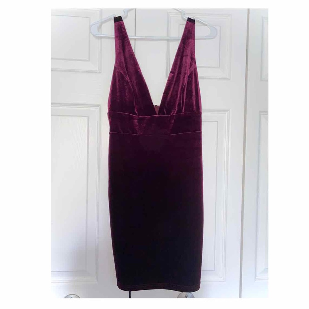 Velvet mini dress